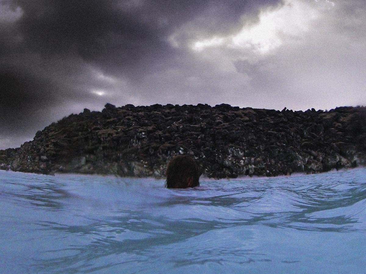 Ilk Blue Lagoon selfie — Iceland
