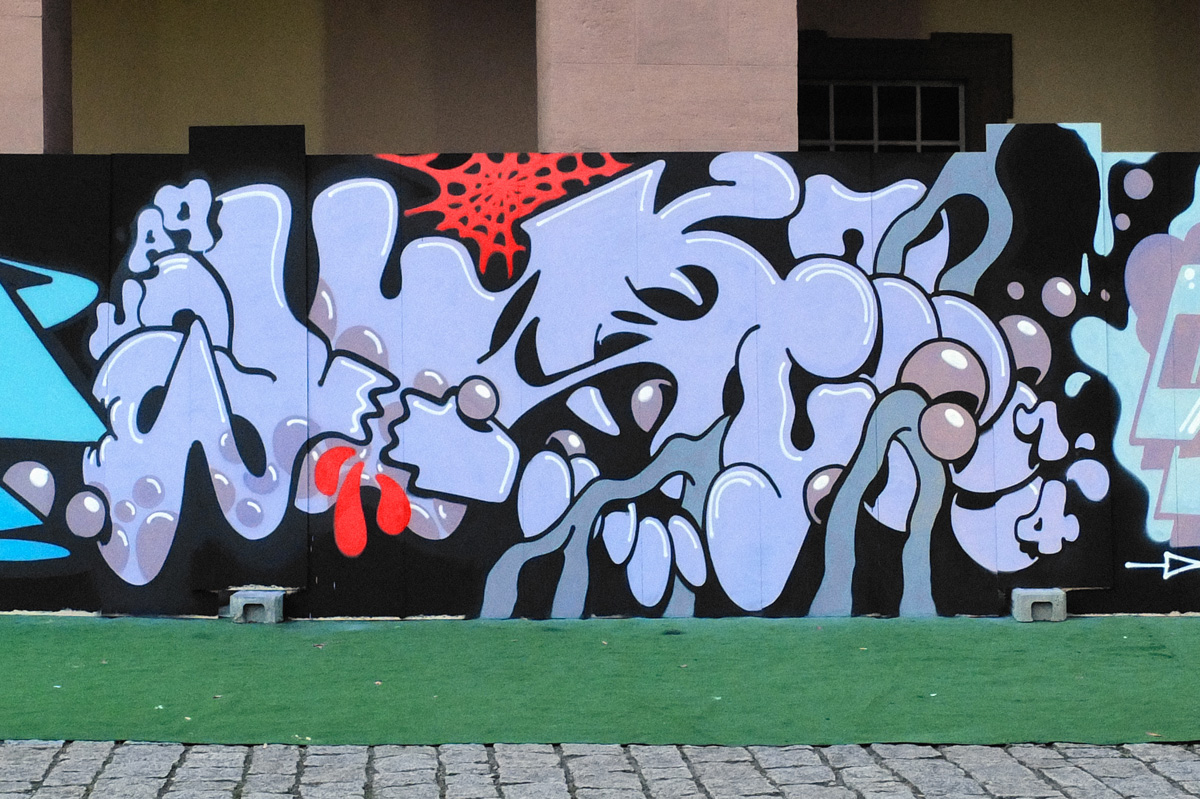 Ilk graffiti group show Mannheim