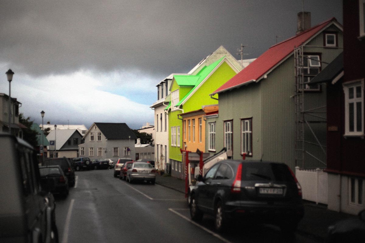Color houses — Reykjavik, Iceland