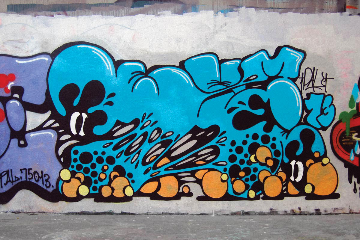 Ilk Graffiti Paris Blue
