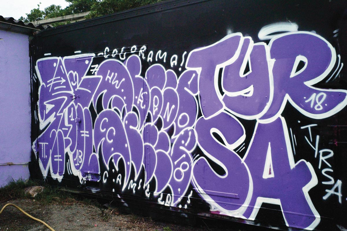 Colorama Ilk Graffiti Painting Biarritz