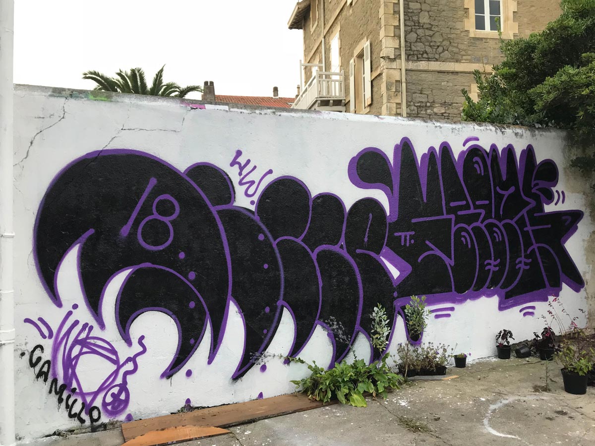 Colorama Ilk Graffiti Painting Biarritz