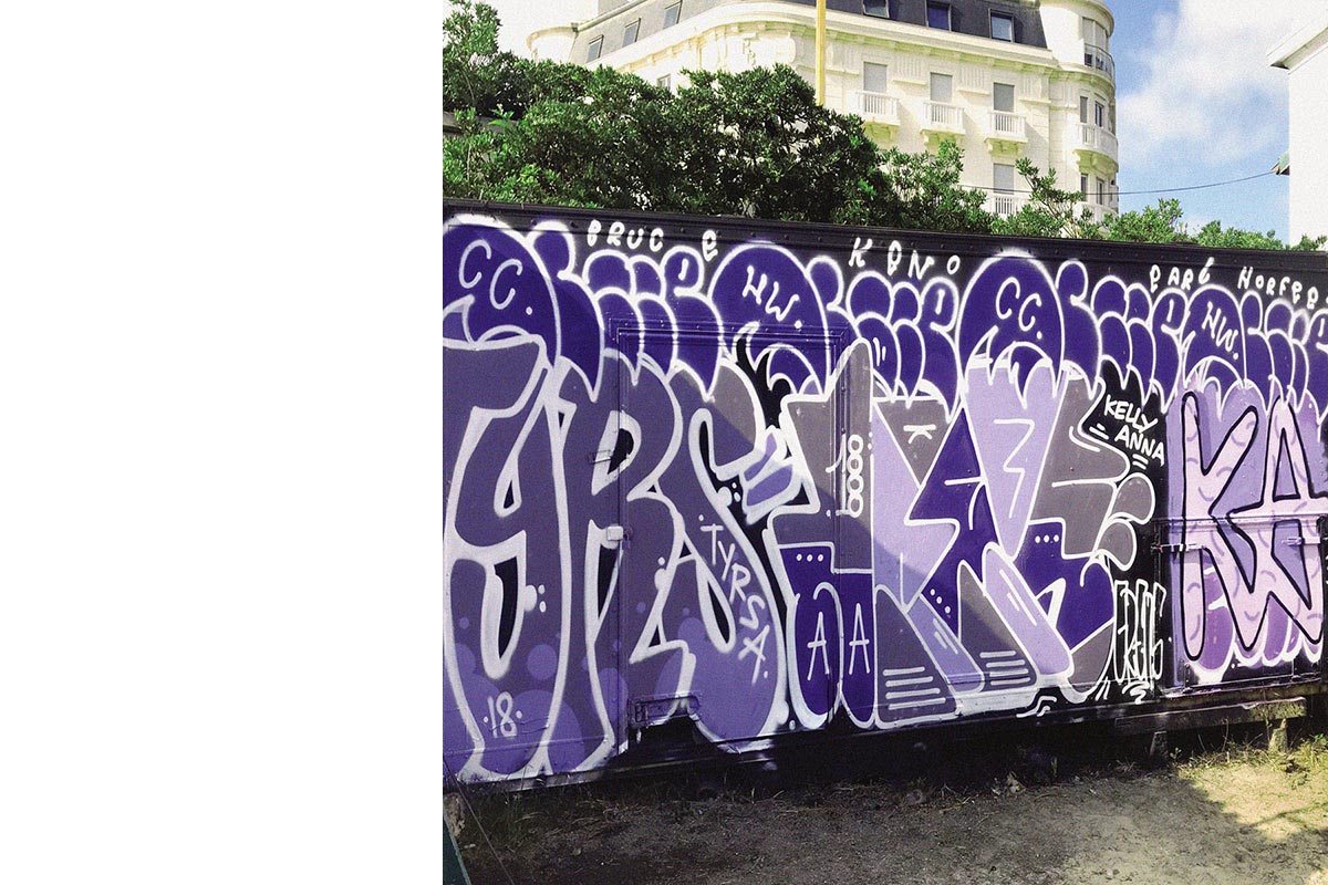 Colorama Ilk Graffiti Painting Biarritz