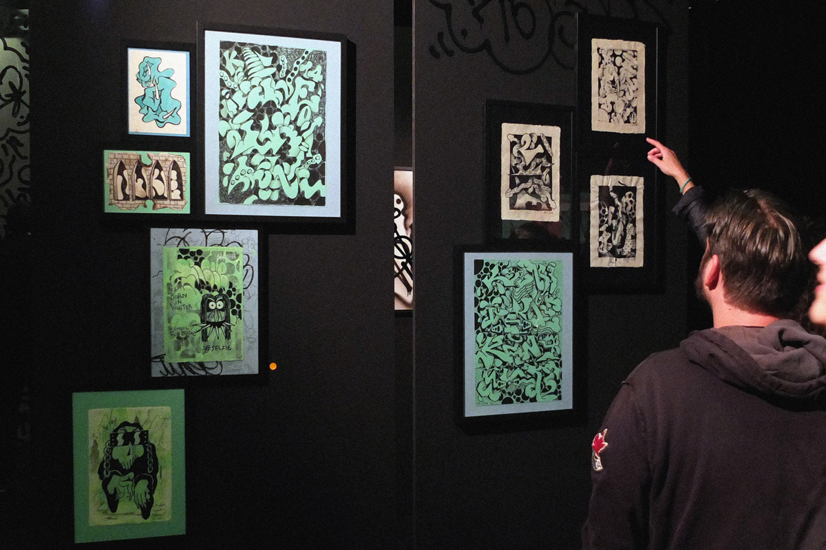 Ilk graffiti group show Mannheim