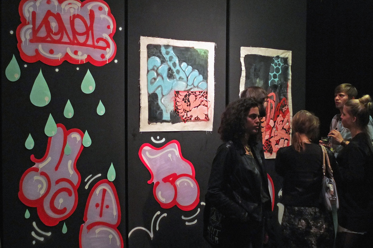 Ilk graffiti group show Mannheim