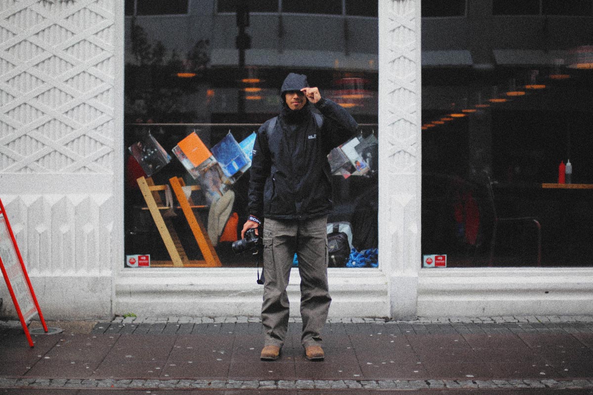 My friend Lâm Hua — Reykjavik, Iceland