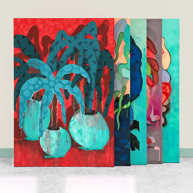 Ilk acrylic canvas l'école est finie expo Orléans