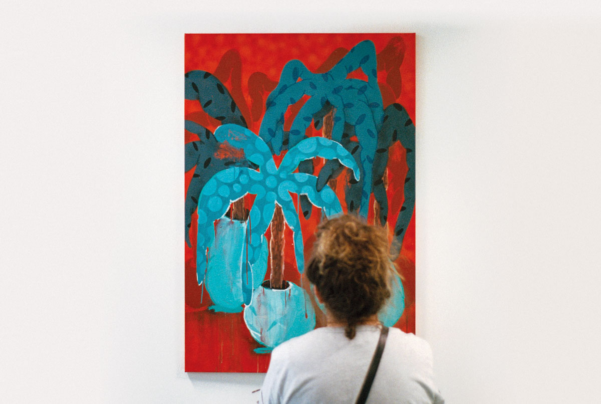 Ilk plants canvas l'école est finie expo Orléans