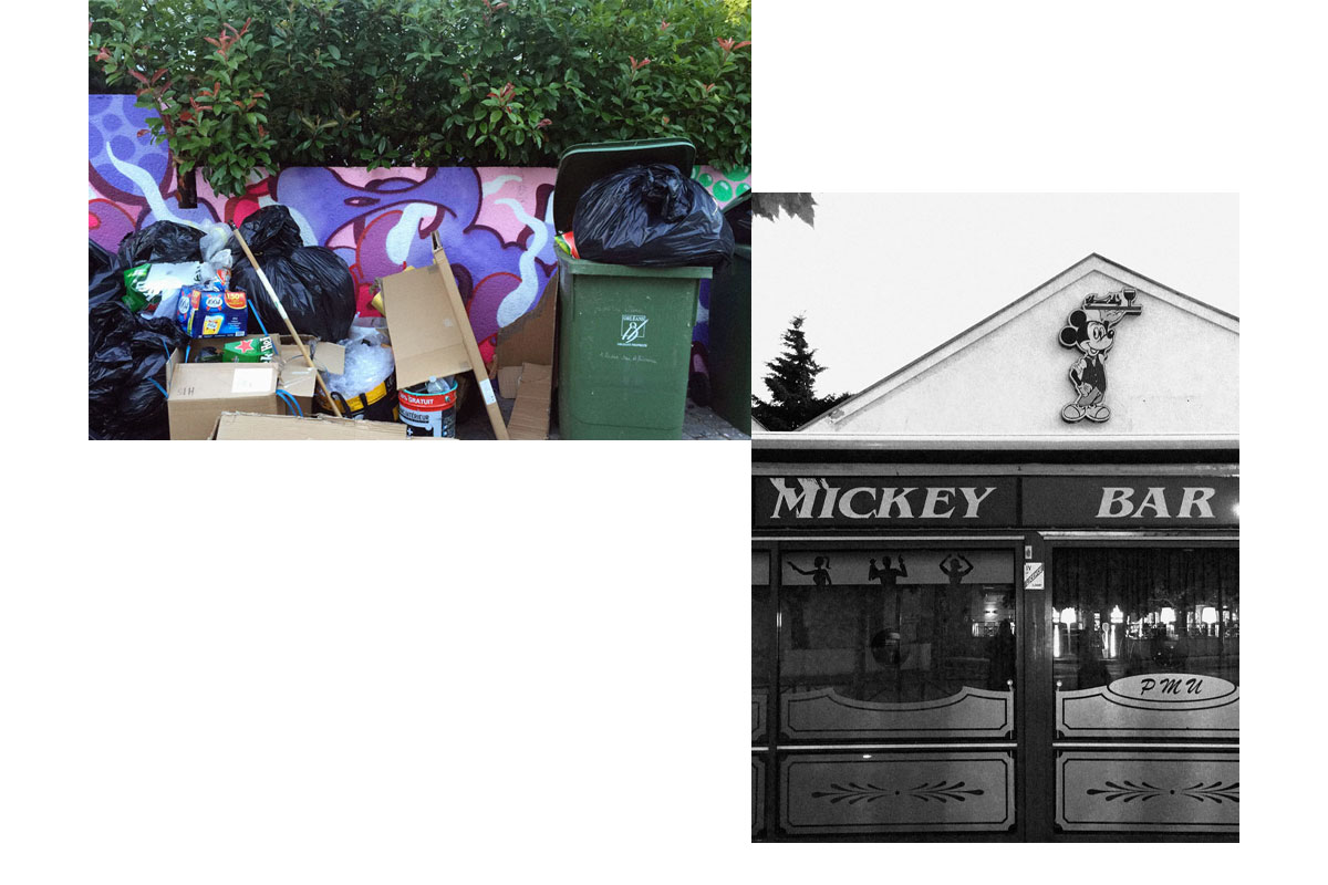 Mickey bar l'école est finie expo Orléans