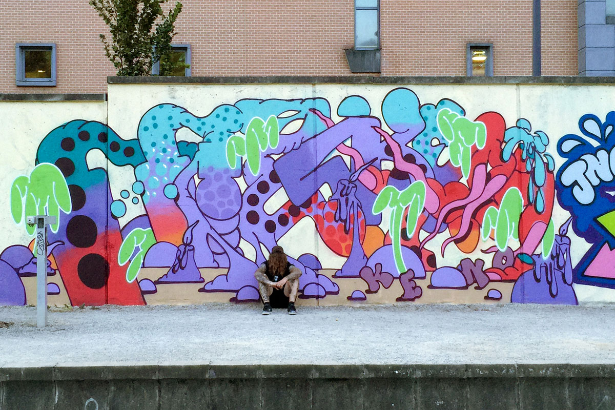 Ilk graffiti gare Kosmopolite Louvain La Neuve Belgium