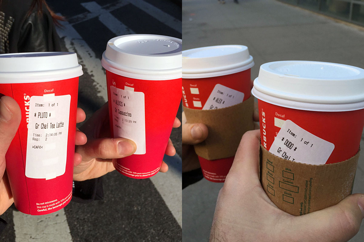 New York Starbucks Ilk Flottante