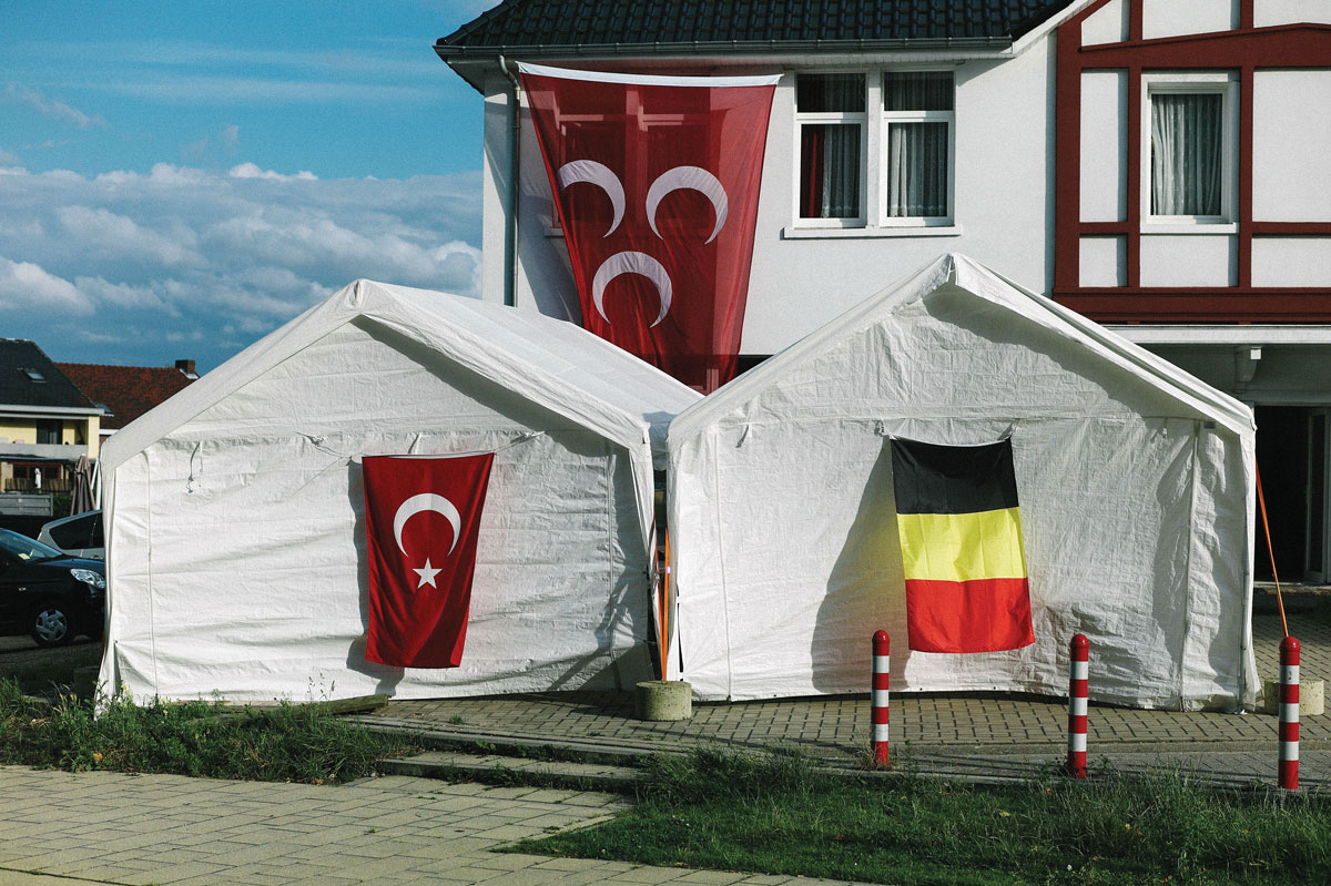 Flags Genk Belgium Ilk Flottante
