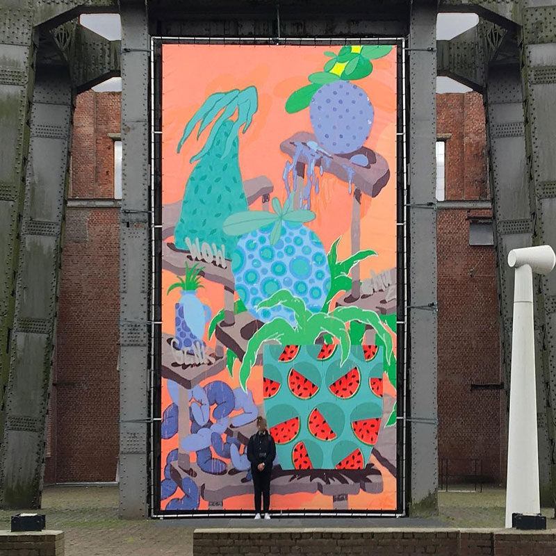 Ilk Big Canvas Genk WOW