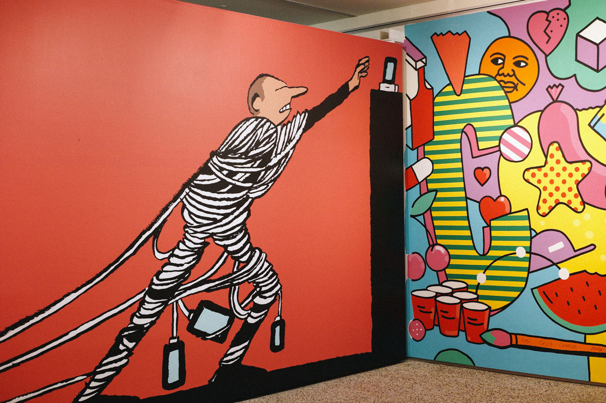 Jean Jullien Kate Moross WOW Genk Belgium Ilk Flottante