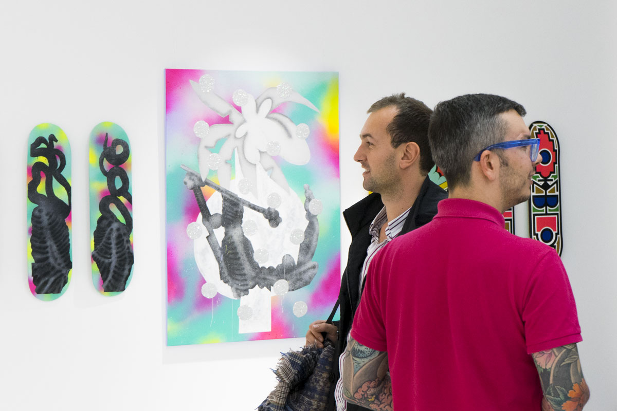 Ilk Painting Boards Kolly Gallery Roule Petit Ougandais Exhibition 1