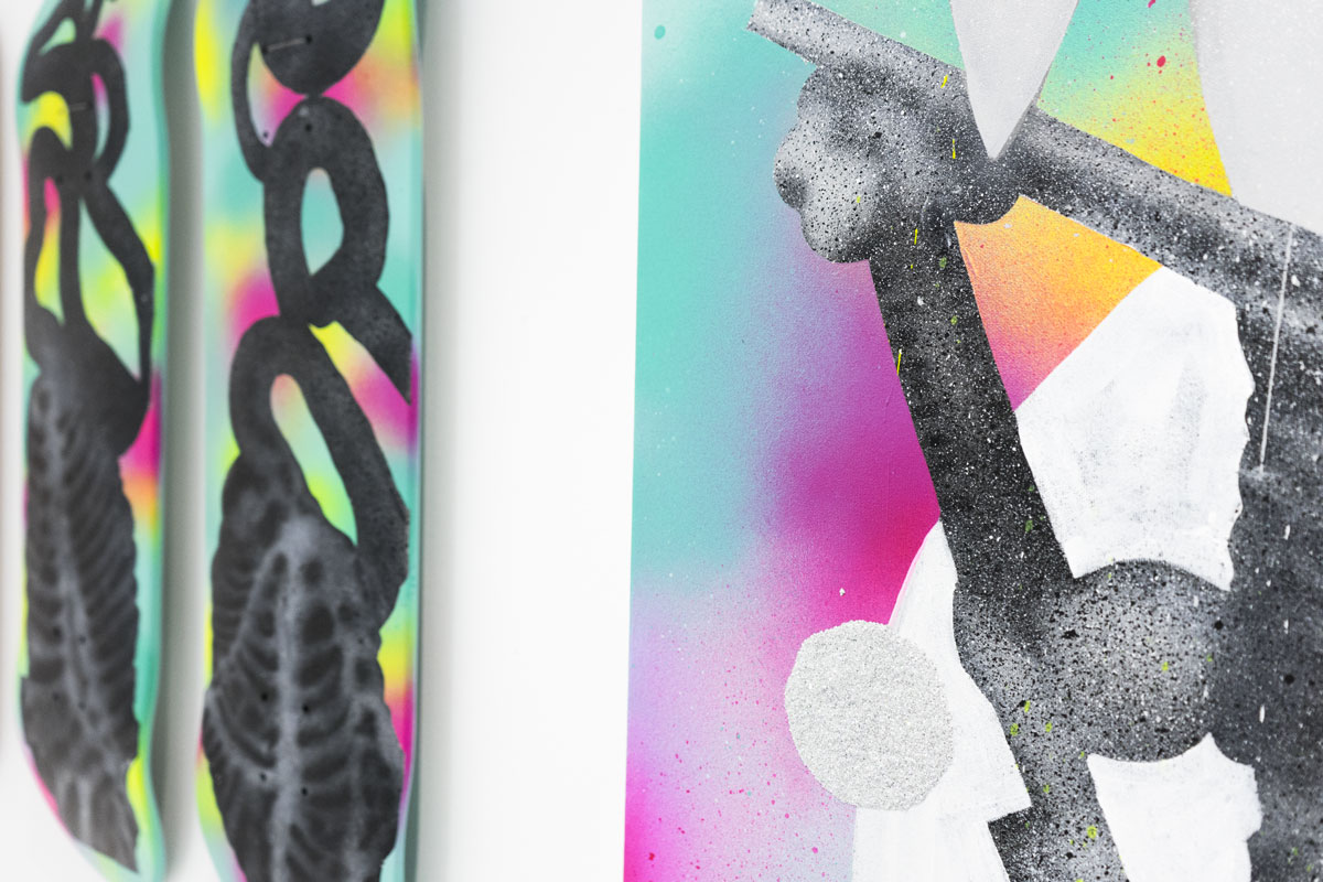 Ilk Painting Boards Kolly Gallery Roule Petit Ougandais Exhibition 3