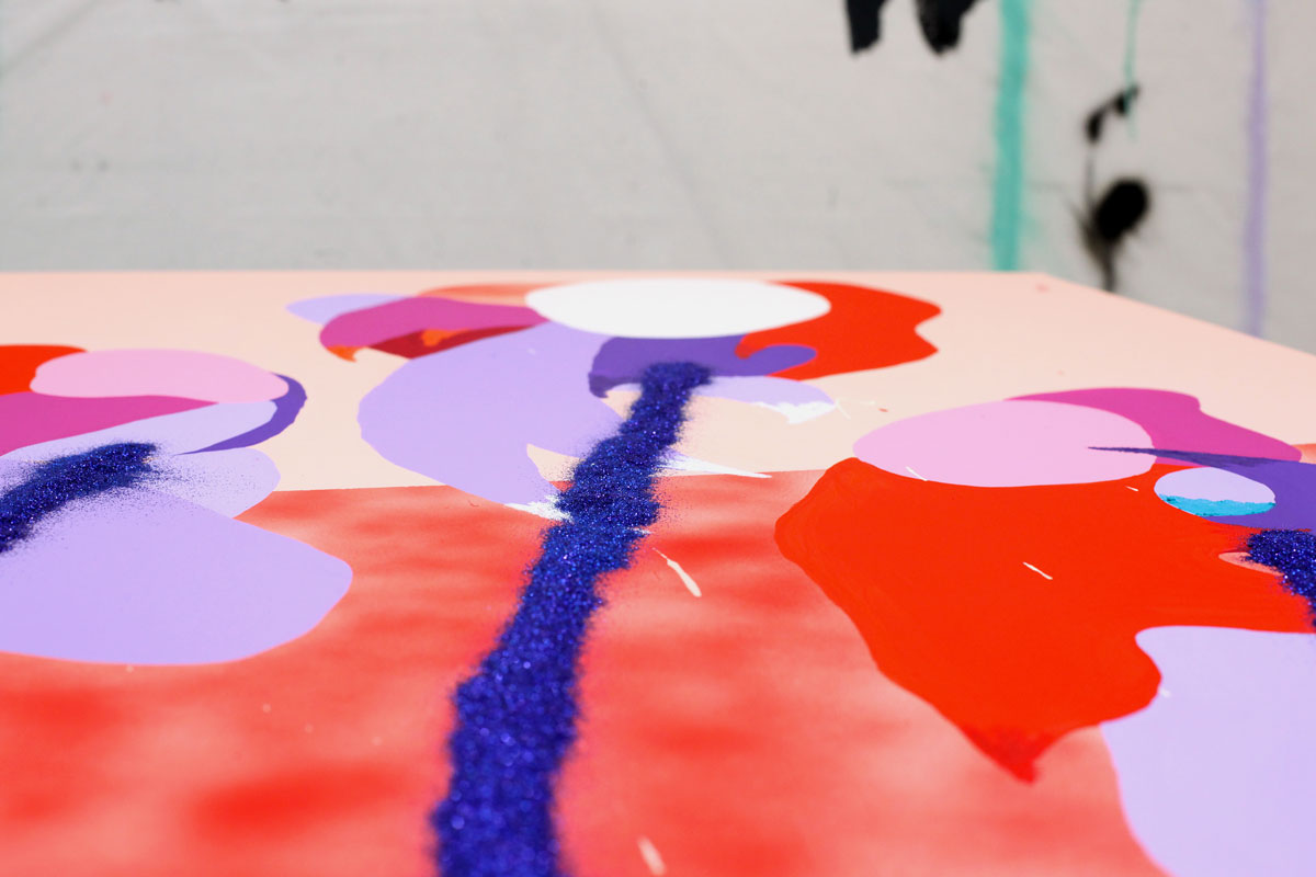 Ilk painting Flowers 100x73