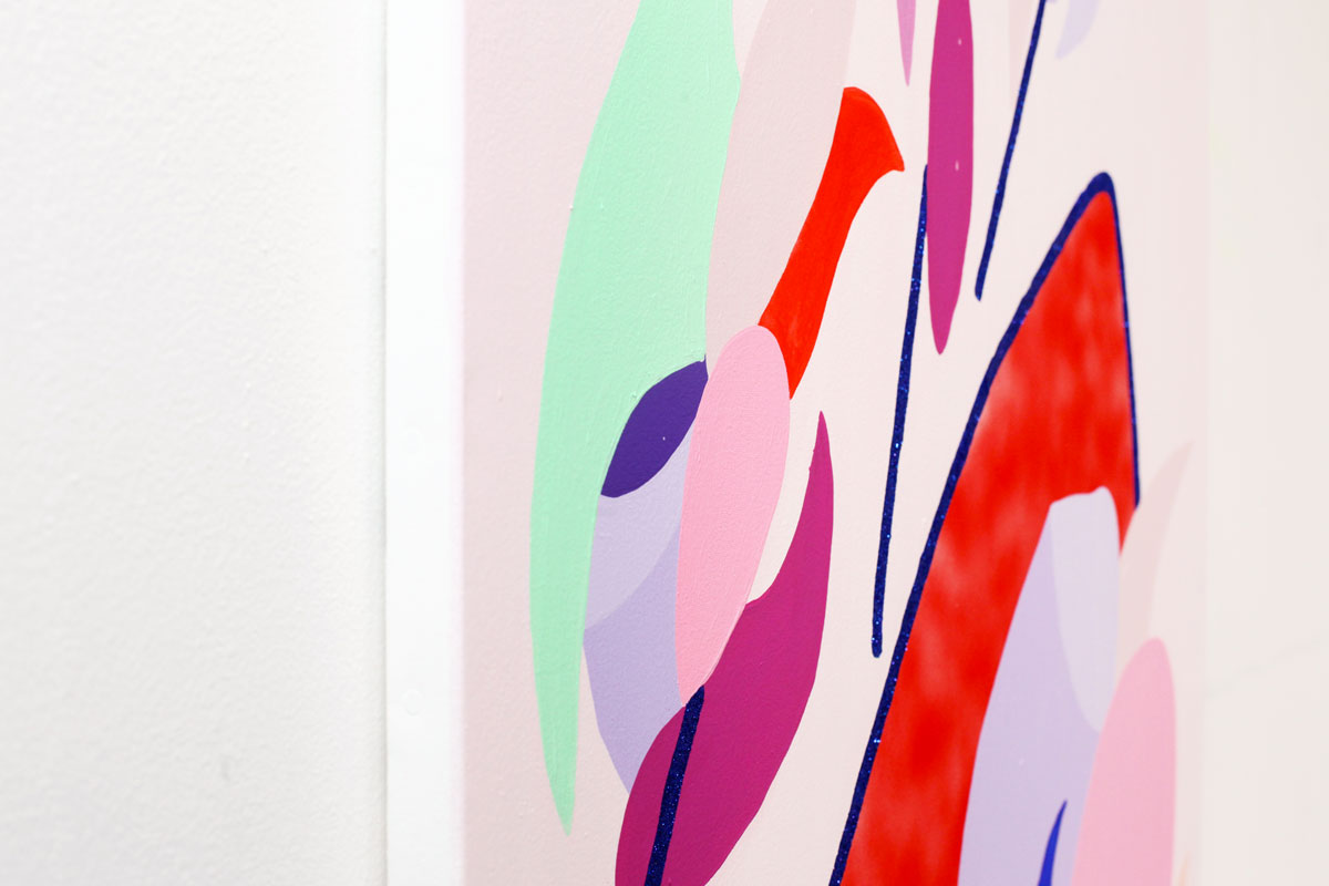 Ilk painting Flowers 2 100x73