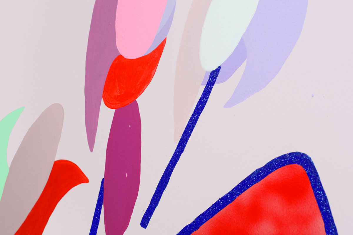 Ilk painting Flowers 2 100x73