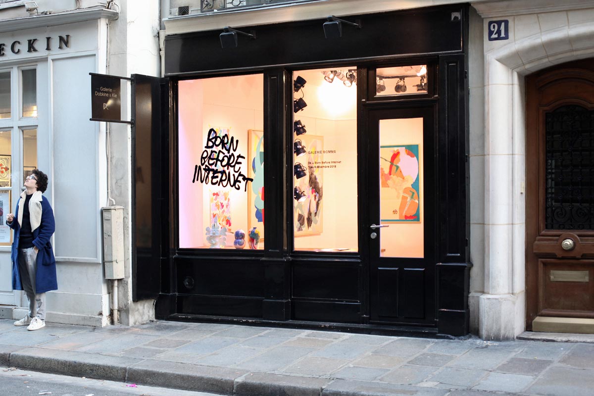 Ilk Born Before Internet Galerie Bomma Installation View