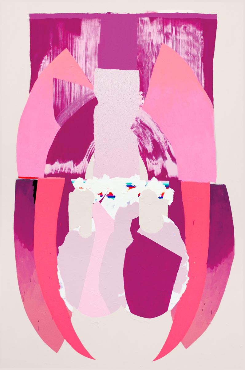 Ilk Abstract Pink Pot 146x97