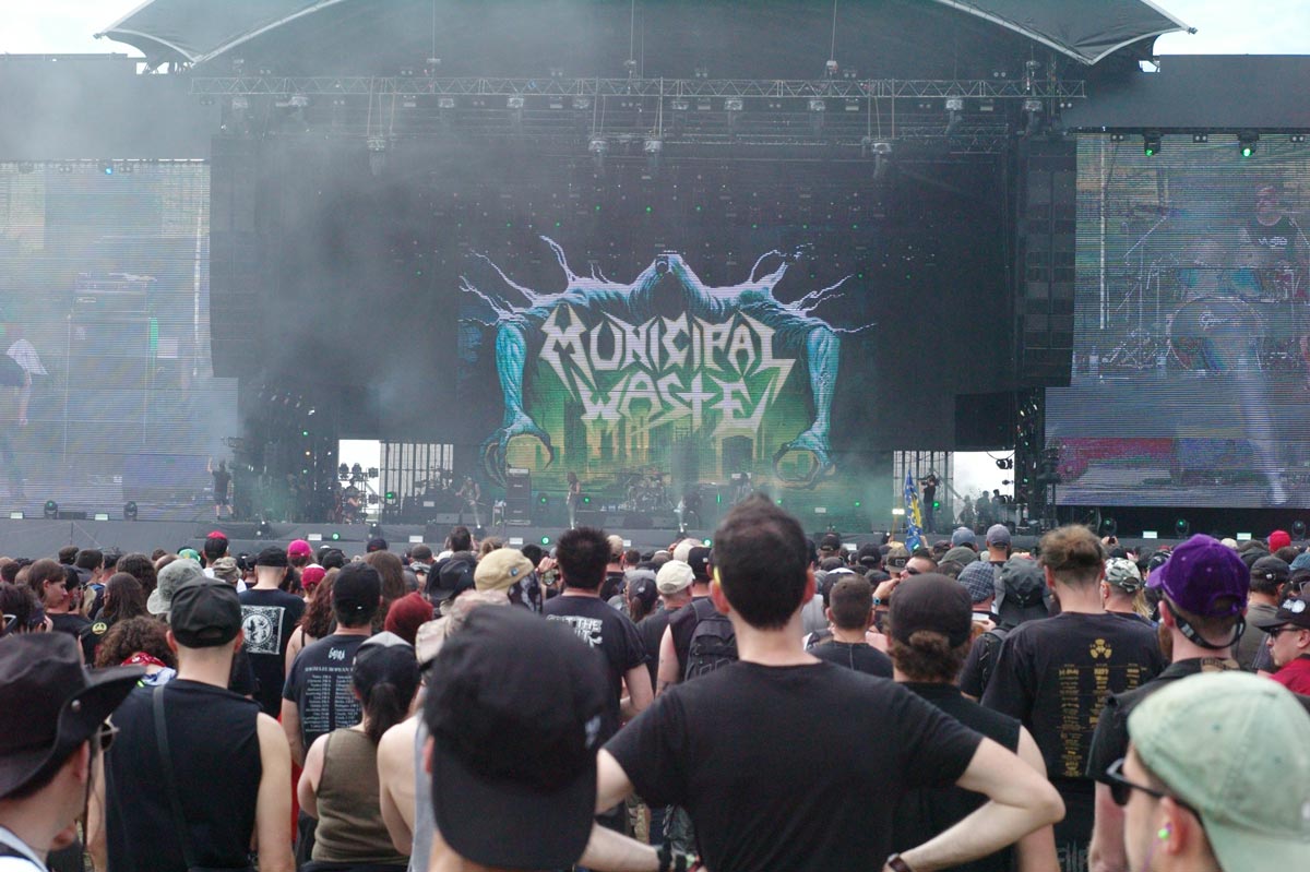 Hellfest Greetings From Hell Ilk Flottante Municipal Waste