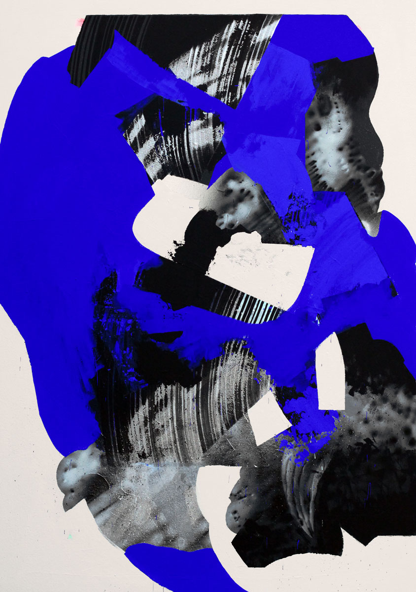 Ilk Blue Abstract 162x114